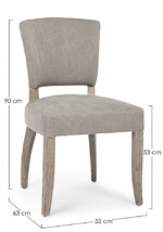 Homemotion - SEDIA MARATRIZ GRIGIO - immagine 2