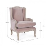 Homemotion - POLTRONA LORELIE ROSE - immagine 2