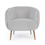 Bizzotto - POLTRONA LINSAY GRIGIO CHIARO - immagine 3
