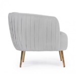 Bizzotto - POLTRONA LINSAY GRIGIO CHIARO - immagine 5