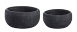 Bizzotto - SET2 P.VASO GRAFFITI CIOTOLA NERO