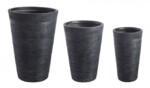 Bizzotto - SET3 P.VASO GRAFFITI TO NERO ALTO