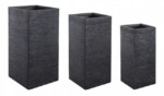 Bizzotto - SET3 P.VASO GRAFFITI QU NERO ALTO