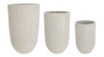 Bizzotto - SET3 P.VASO BRUSH ALTO BEIGE