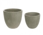 Bizzotto - SET2 P.VASO BRUSH BASSO SALVIA