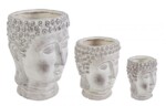 Bizzotto - SET3 P.VASO TESTA BUDDHA