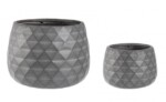 Bizzotto - SET2 P.VASO PYRAMID CIOTOLA ANTRACITE