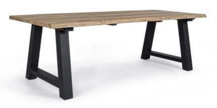 Homemotion - TAVOLO ROLLAND 240X100 ANTRACITE AM03