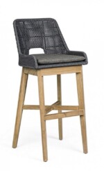 Homemotion - SGABELLO BAR C-C HESPERIA SLATE