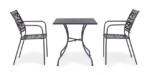 Yes - TAVOLO KELSIE ANTRACITE 70X70 - immagine 5