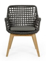 Homemotion - SEDIA C-BR C-C MADISON NERA - immagine 3