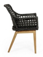 Homemotion - SEDIA C-BR C-C MADISON NERA - immagine 5