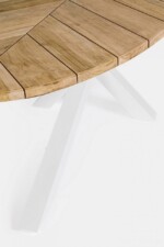Homemotion - TAVOLO PALMDALE OV 240X110 BIANCO RT01 - immagine 4