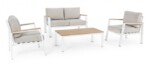 Bizzotto - SET4 SALOTTO C-C BELMAR BIANCO YK11