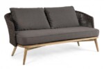 Homemotion - DIVANO 2-3P C-C NINFA DARK