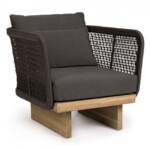 Homemotion - POLTRONA C-C XYLIA DARK