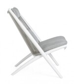 Bizzotto - POLTRONA LOUNGE C-C ALOHA NEW BIANCOXK03 - immagine 5