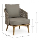 Homemotion - POLTRONA C-C NINFA - immagine 2