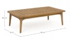 Homemotion - TAVOLINO NINFA-XENIA 120X70 - immagine 4