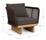 Homemotion - POLTRONA C-C XYLIA DARK - immagine 3