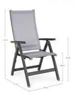 Bizzotto - POLTRONA RECLINABILE CRUISE ANTRAC.GK52 - immagine 2