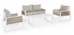 Bizzotto - SET4 SALOTTO C-C CAPTIVA BIANCO LH30