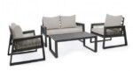 Bizzotto - SET4 SALOTTO C-C CAPTIVA ANTRACITE LH32