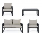 Bizzotto - SET4 SALOTTO C-C CAPTIVA ANTRACITE LH32 - immagine 5