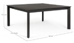 Bizzotto - TAVOLO ALL.KONNOR 160X110/160 ANTR.CX23 - immagine 4