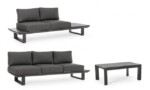 Bizzotto - SET SALOTTO ANG.C-C KONNOR ANTRACITECX23 - immagine 2