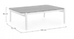 Homemotion - TAVOLINO FLORENCIA 120X75 BIANCO WG20 - immagine 2