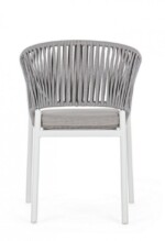 Homemotion - SEDIA C-BR C-C FLORENCIA BIANCO WG20 - immagine 4