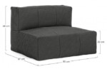 Homemotion - POLTRONA SPARROW ANTRACITE - immagine 3