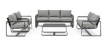 Bizzotto - TAVOLINO MERRIGAN 105X62 ANTRACITE YK13 - immagine 5