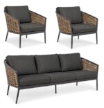 Bizzotto - SET3 SALOTTO C-C MARIBELA ANTRACITE YK13 - immagine 2