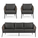 Bizzotto - SET3 SALOTTO C-C MARIBELA ANTRACITE YK13 - immagine 5