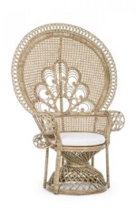Bizzotto - POLTRONA C-C PEACOCK NATURALE