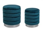 Bizzotto - SET2 POUF CONTENITORE DARINA NAVYUS