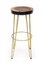 Bizzotto - SGABELLO BAR RAKEL ORO - immagine 3