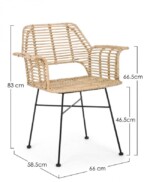 Bizzotto - SEDIA C-BR TUNAS NATURALE - immagine 2