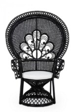 Bizzotto - POLTRONA C-C PEACOCK NERO - immagine 3