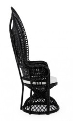 Bizzotto - POLTRONA C-C PEACOCK NERO - immagine 5