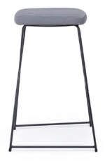 Bizzotto - SGABELLO BAR KINSLEY VELLUTO GRIGIO - immagine 5