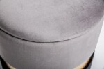 Bizzotto - SET2 POUF CONT.POLINA GRIGIO-NERO - immagine 3