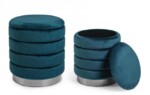 Bizzotto - SET2 POUF CONTENITORE DARINA NAVYUS - immagine 4