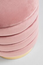 Bizzotto - SET2 POUF CONTENITORE DARINA ROSA ANTICO - immagine 3