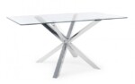 Bizzotto - TAVOLO MAY RETT GAMBA ACCIAIO 160X90