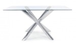 Bizzotto - TAVOLO MAY RETT GAMBA ACCIAIO 160X90 - immagine 3