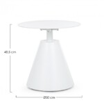 Bizzotto - TAVOLINO ALOHA D50 BIANCO XK03 - immagine 2