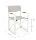 Bizzotto - SEDIA REGISTA LAGUN BIANCO YK11 - immagine 2